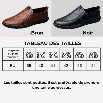 Mocassin en Cuir Décontractées pour Hommes
