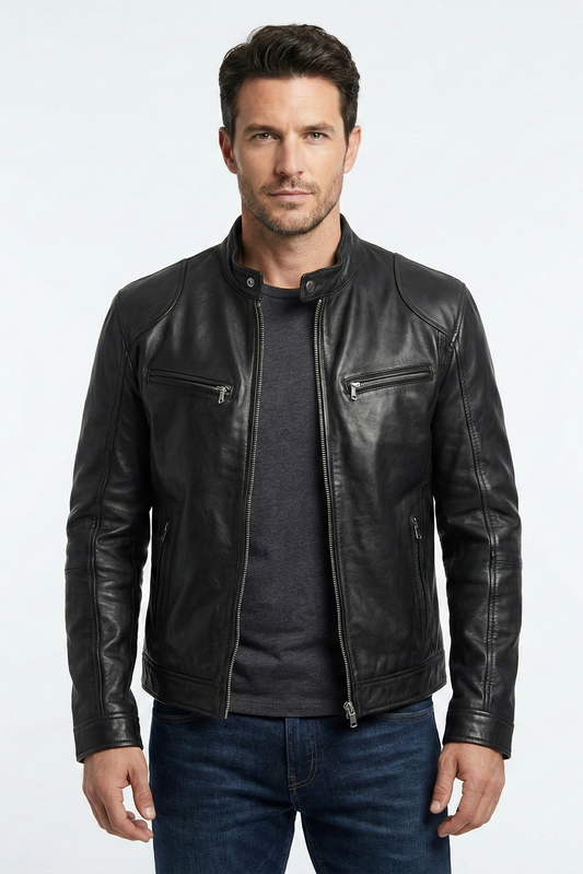 Veste en Cuir pour Homme Trenton