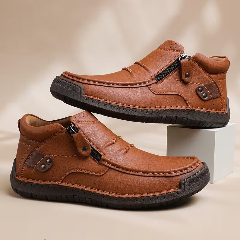 Edward Mocassin Montant en Cuir Confort Absolu