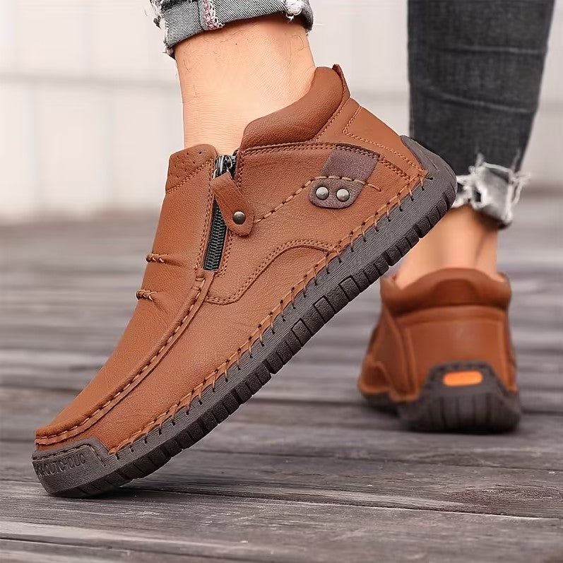 Edward Mocassin Montant en Cuir Confort Absolu