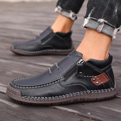 Edward Mocassin Montant en Cuir Confort Absolu